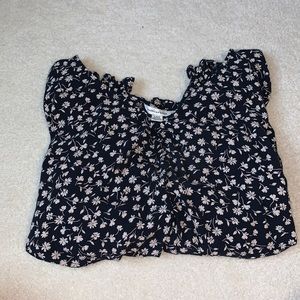 American Eagle floral blouse